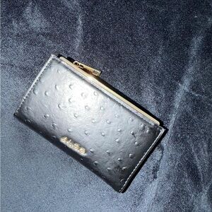 Aldo Black Textured Card Wallet